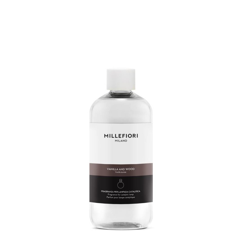 Millefiori Milano Catalytic Lamp Refill 500ml Vanilla and Wood