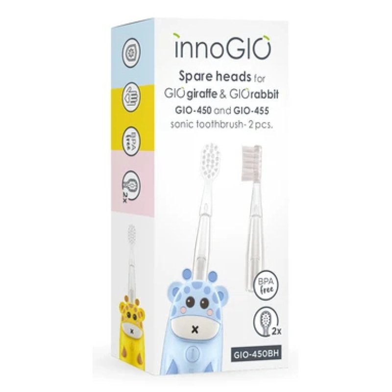 innoGIO GIO-450BH tête de brosses 2 pièce(s) Transparent