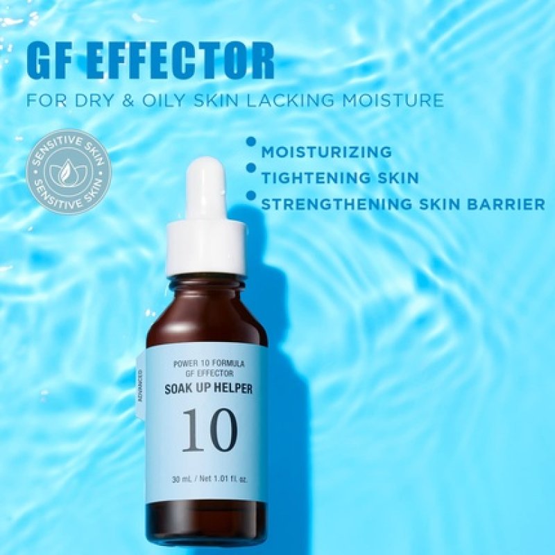 It'S SKIN Power 10 Formula GF Effector Ampoule Serum 30ml Hydrating Face Serum with Ginkgo Leaf Water and Hyaluronic