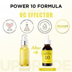 It'S SKIN Power 10 Formula VC Effector Ampoule Serum 30ml Green Tea Extract - Moisturizing Serum for Freckles and Skin