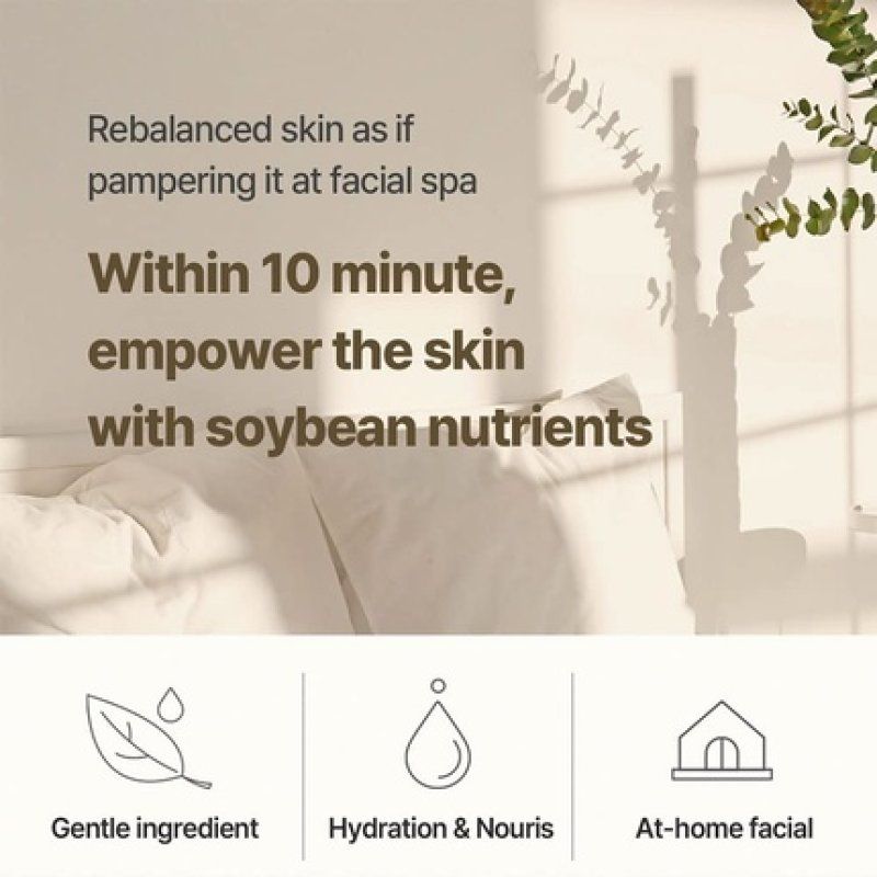 STOCKICX1 - Mixsoon Soybean Milk Pad pH-Balanced Soothing Sheet Mask for Moisturization and Replenishing Skin Nutrients