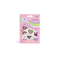Glitter Temporary Tattoos Super Girl Martinelia 68022