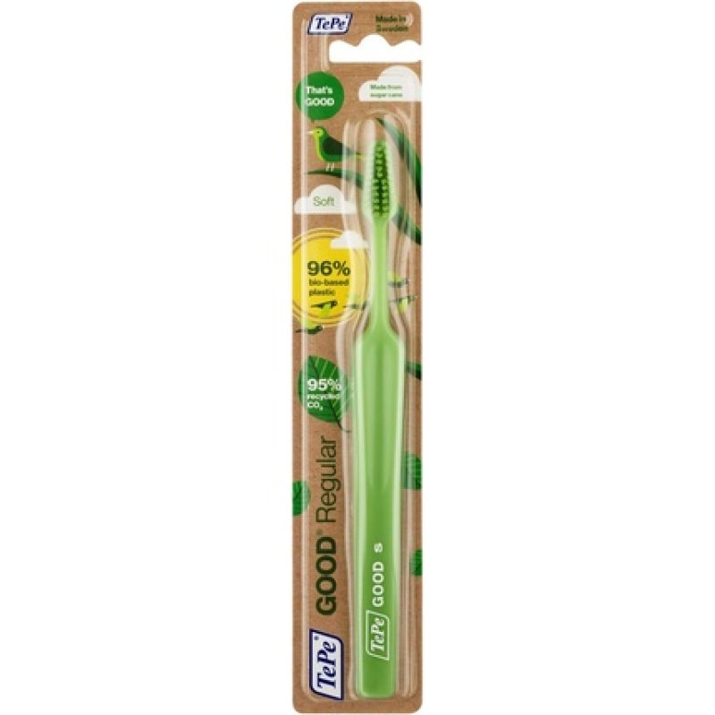 The Good Regular Bio-Based Toothbrush with Tapered Brush Head