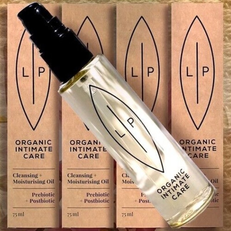 Lip Intimate Care Cleansing and Moisturizing Oil with Prebiotics and Postbiotics