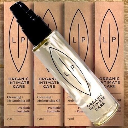 Lip Intimate Care Cleansing and Moisturizing Oil with Prebiotics and Postbiotics
