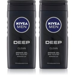 Nivea Men Deep Shower Gel for Men (Convenient Packaging)