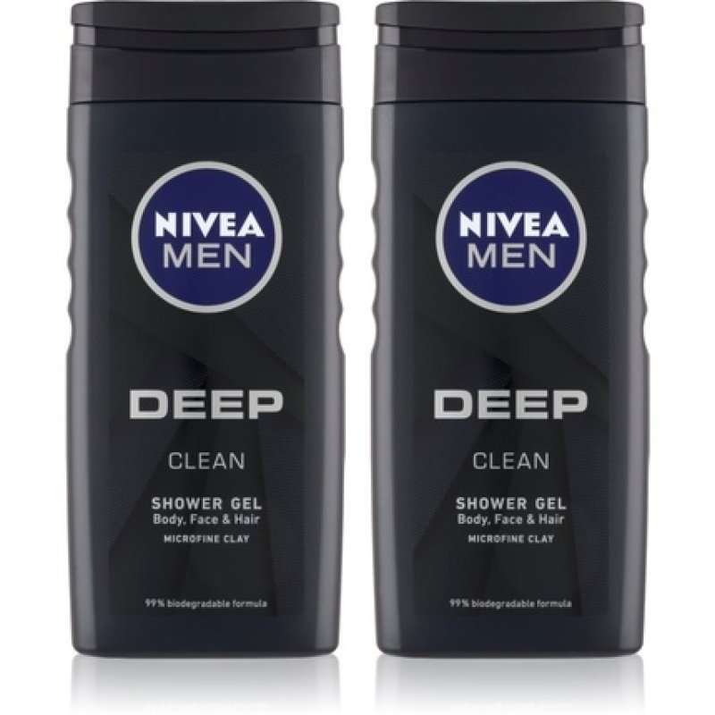 Nivea Men Deep Shower Gel for Men (Convenient Packaging)