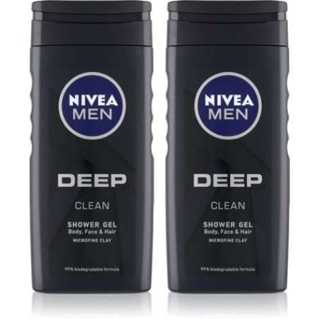 Nivea Men Deep Shower Gel for Men (Convenient Packaging)