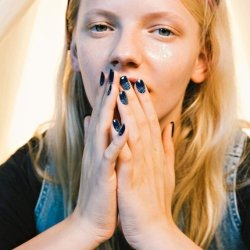 ohora Semi Cured Gel Nail Strips N Polaris Salon-Quality Long Lasting Easy to Apply & Remove - Includes 2 Prep Pads