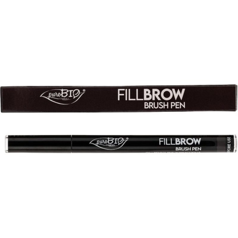 Puro Bio Fillbrow Brush Pen 04 Nero 0.7ml