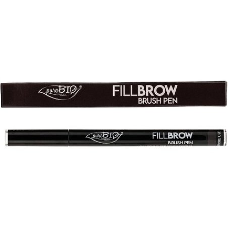 Puro Bio Fillbrow Brush Pen 04 Nero 0.7ml