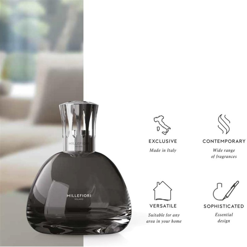 Millefiori Catalytic Lamp Glass Grey