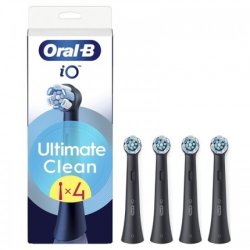 Oral B Io Ultimate Clean Black Brush Heads - 4 Pack