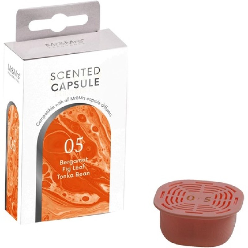 Mr&Mrs FRAGRANCE No.05 Bergamotte, Fig Leaf and Tonka Bean Capsule for George Diffuser