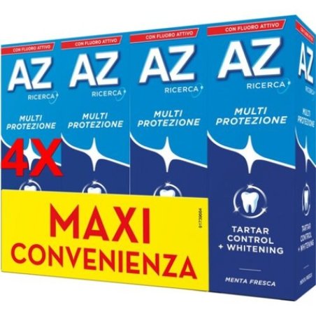 Az Tartar Control Whitening Toothpaste 4 Pack
