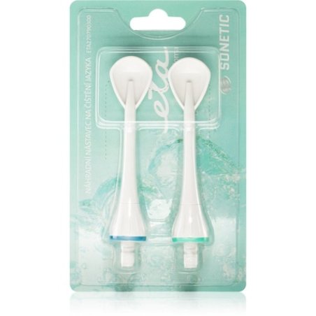ETA Grattalingua di Ricambio for Ultrasonic Toothbrush ETA 2707 - 2 pieces