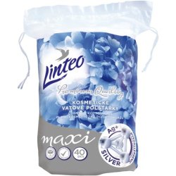 Linteo Premium Maxi Makeup Remover Pads Silver 40 pcs
