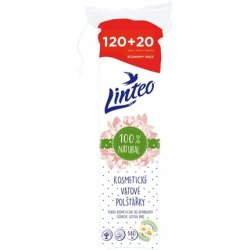 Linteo Natural Cotton Pads 140 ml