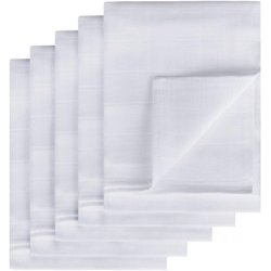 T-TOMI Cloth Diapers White 70x70cm 5 Pieces Multicolor One Size - Pack of 5