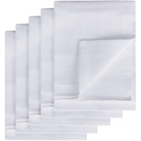 T-TOMI Cloth Diapers White 70x70cm 5 Pieces Multicolor One Size - Pack of 5
