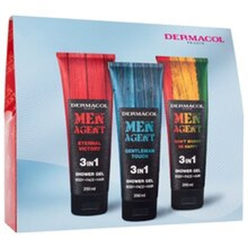 Dermacol Men Agent Gift Set Of Shower Gels
