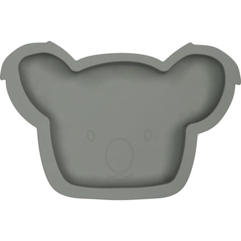 Tryco Silicone Plate Olive Gray - 1 pc