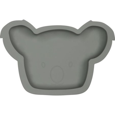 Tryco Silicone Plate Olive Gray - 1 pc