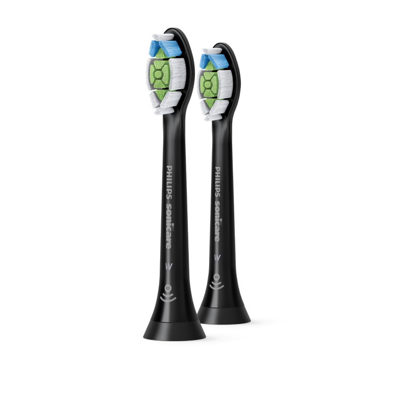 Philips Sonicare W2 Optimal White Genuine Replacement Toothbrush Heads Black