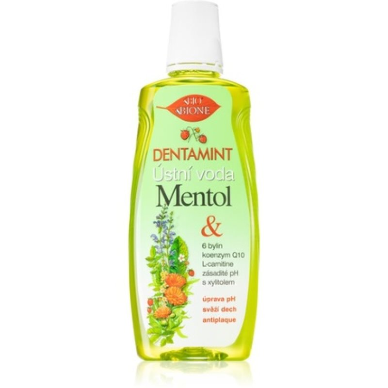Bione Cosmetics Dentamint Menthol Mouthwash 500 ml