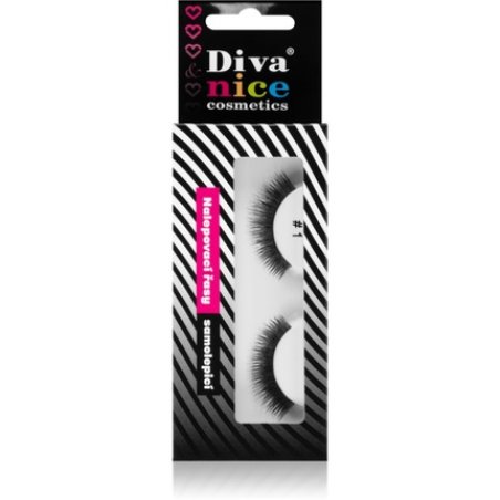 Diva & Nice Cosmetics False Eyelashes in Natural Hair No. 1