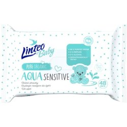 Linteo Aqua Sensitive Baby Wet Wipes 48 wipes
