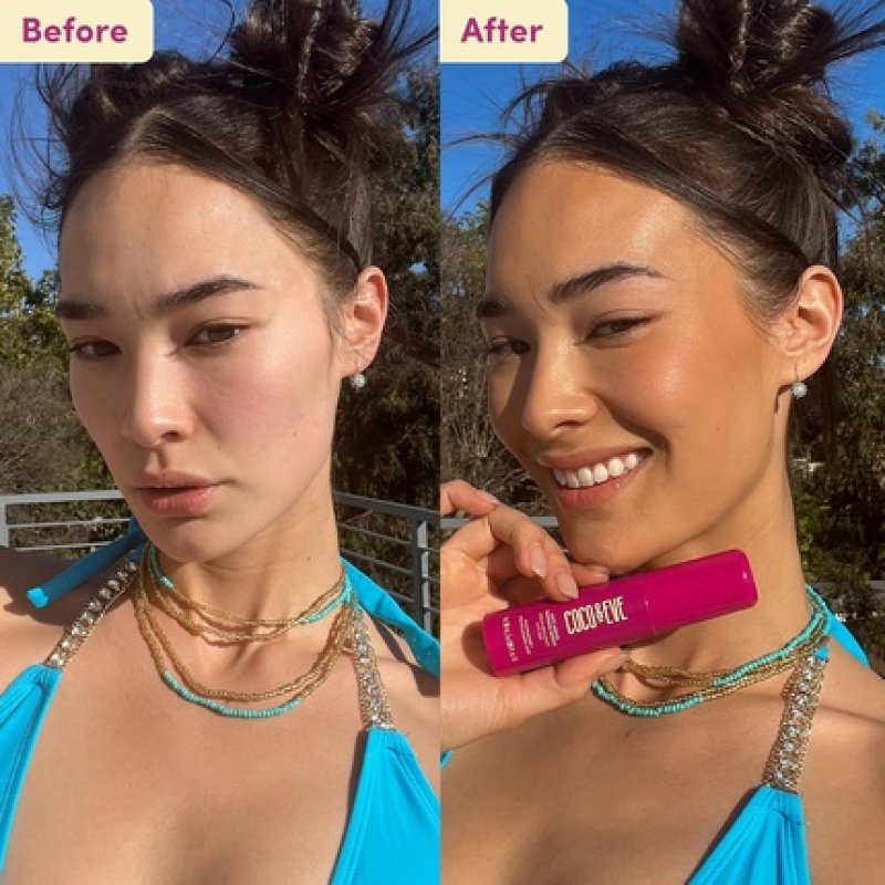 Coco & Eve Anti-Aging Tanning Serum Face Tanner with Skincare Actives