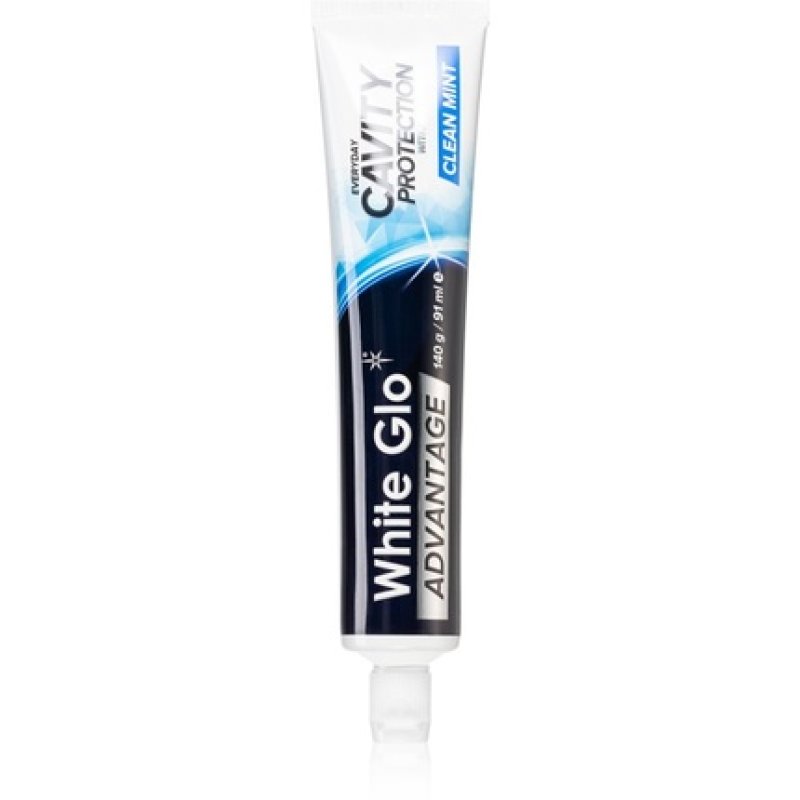 White Glo Advantage Cavity Whitening Toothpaste - Mint, 140 g