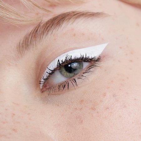 3INA MAKEUP The Color Pen Eyeliner 100 White Liquid Eyeliner 10h Longwear Smudge-proof Formula for Sensitive Eyes Ultra