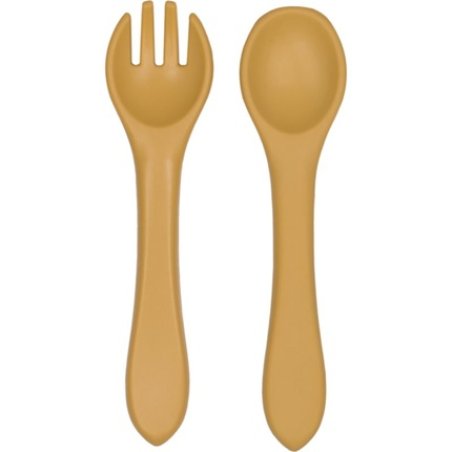 Tryco Cutlery for Kids Honey Gold 2 pieces