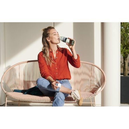 Mepal Water Bottle Ellipse Reusable Leak Proof Drinking Bottle BPA-Free 500ml Nordic Black Nordic Sage