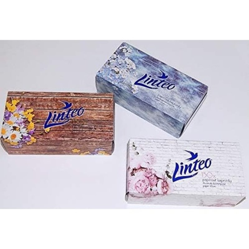 LINTEO 3004 Kids Tissues Box 150 Pieces Cellulose