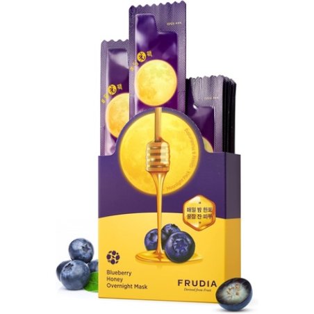 FRUDIA WELCOS Blueberry Honey Overnight Face Mask Korean Skin Care Facial Mask 20 Pack