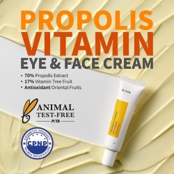 IUNIK Propolis Vitamin Eye Cream - Featuring Propolis Extract, Idebenone, Buckthorn