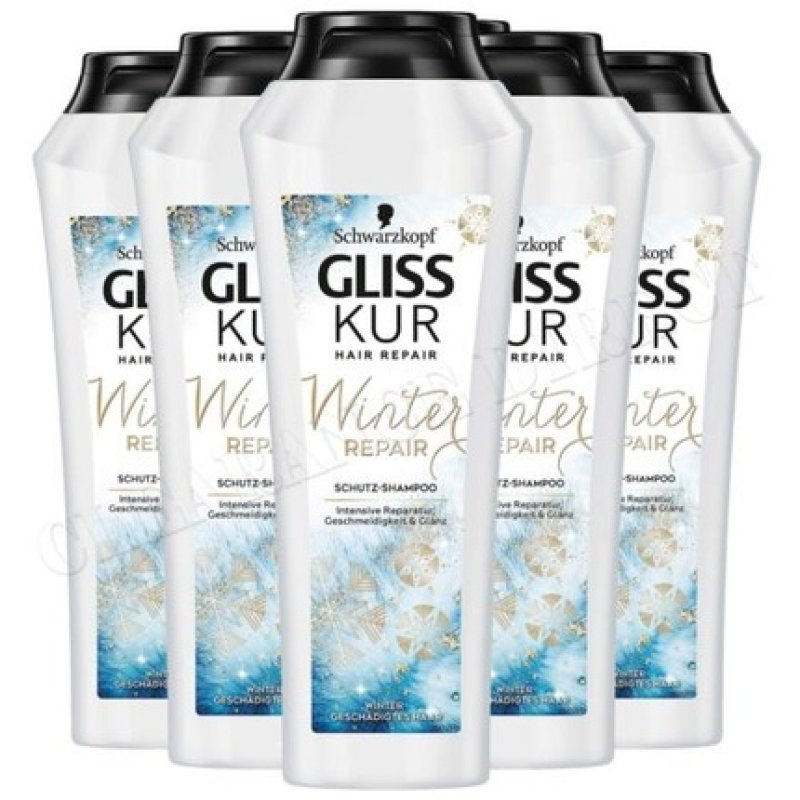 Gliss Kur Winter Repair Shampoo 250ml Nourishing and Strengthening