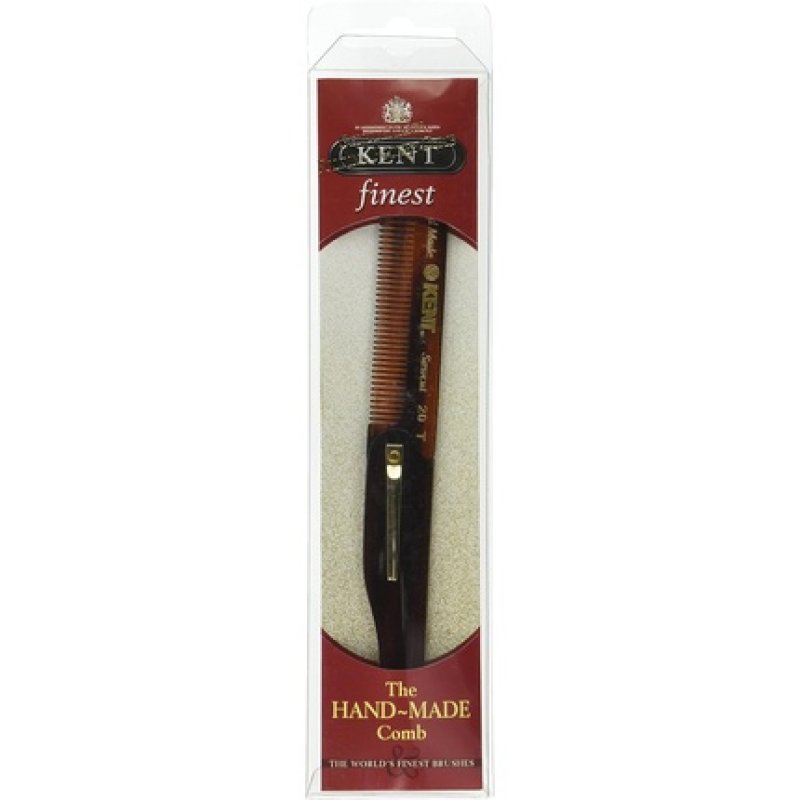 Kent Handmade Fine Toothed Folding Pocket Hair Comb
