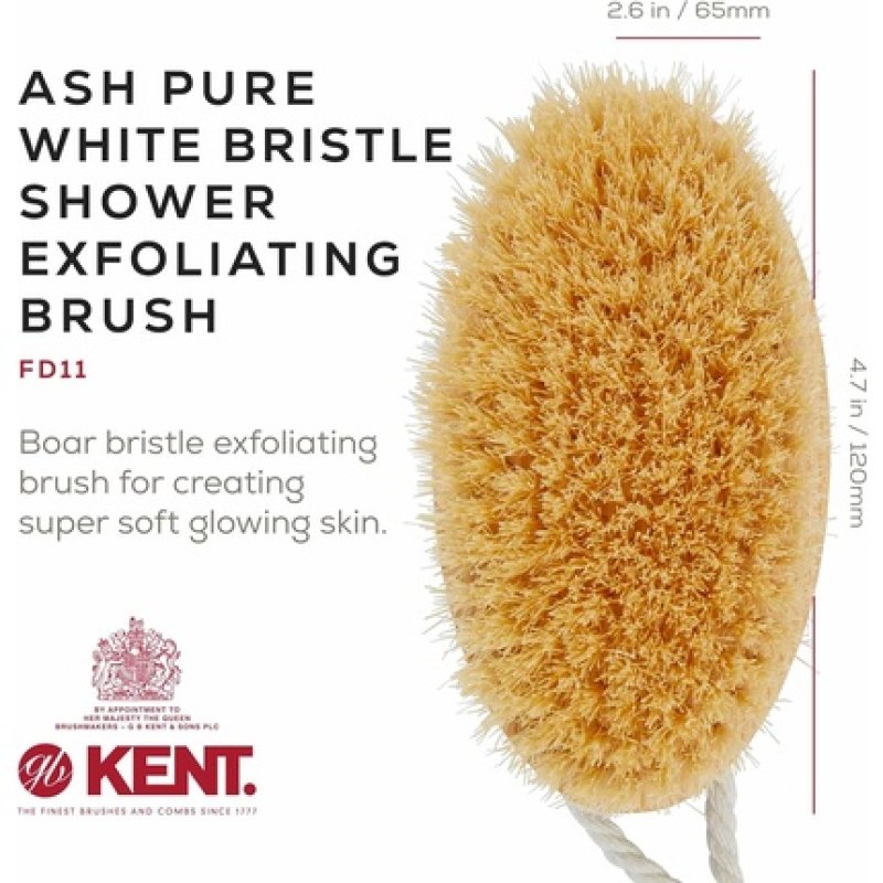 Kent Beech Wood Shower Exfoliating Brush