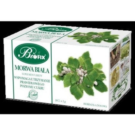 Bifix White Mulberry Dietary Supplement Express Herbal Tea 20x2g