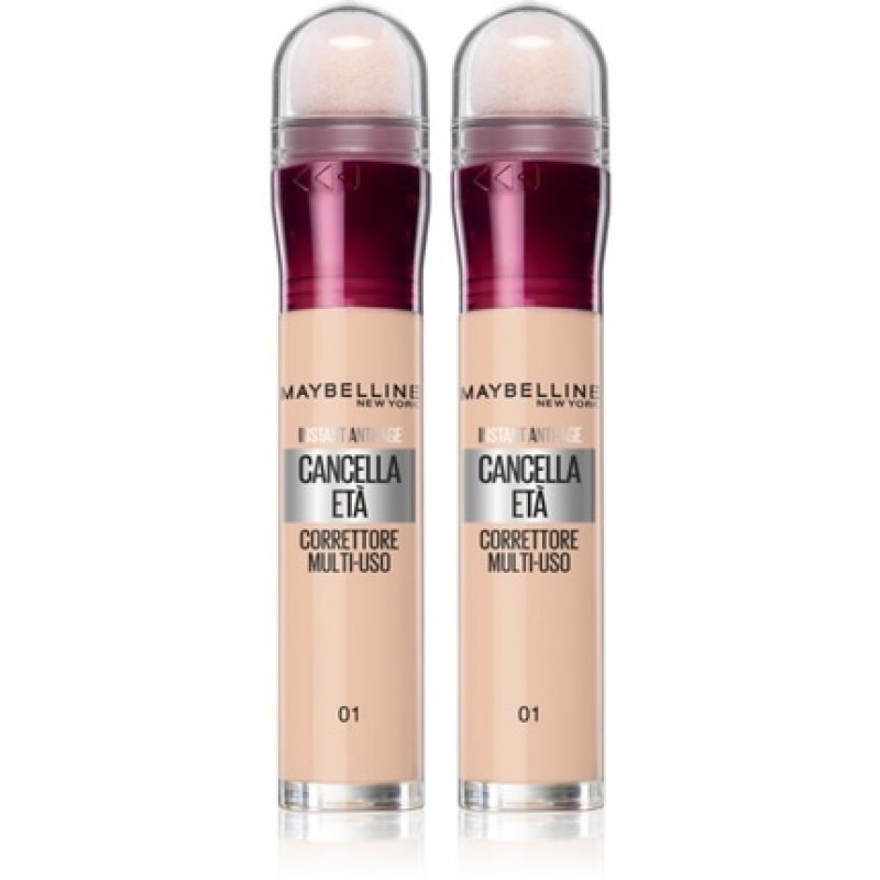 Maybelline Instant Anti Age Eraser Concealer 01 Light - Convenient pack with sponge applicator