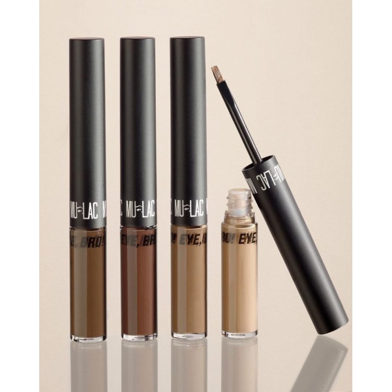 Mulac Cosmetics Eye, Bro! Tint Universal Deep Brown 04 Eyebrow Color Gel Vegan 4.5ml