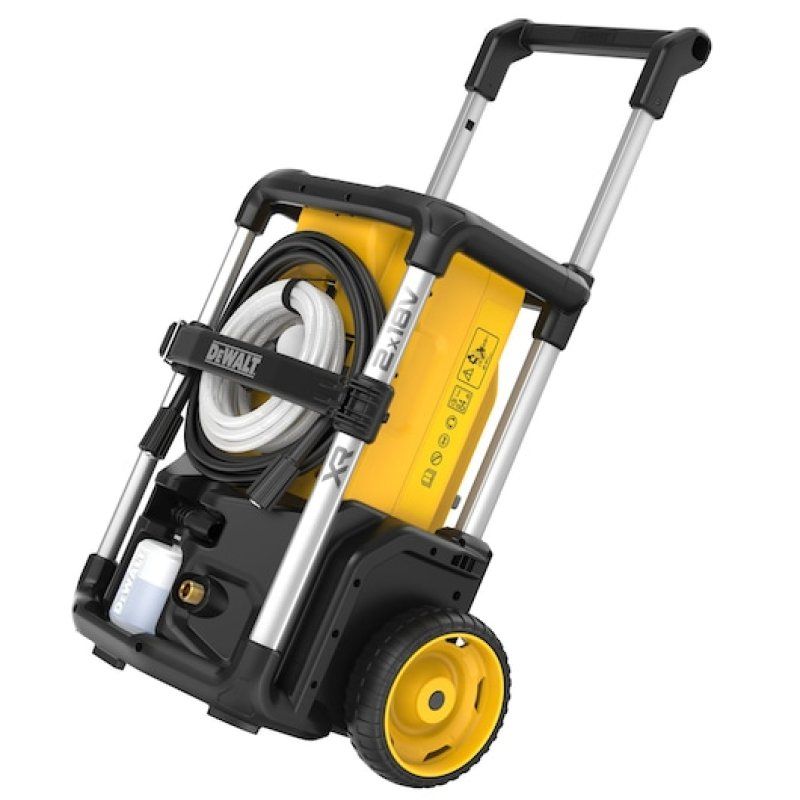 DeWALT DCMPW1600N-XJ pressure washer Compact Battery Yellow