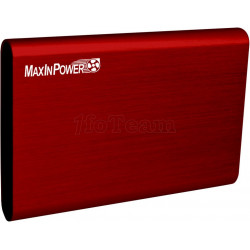 Boitier externe Heden compatible BEM25MUA USB 3.0 - 2"1/2 S-ATA Alu (Rouge)