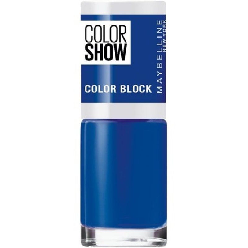Maybelline New York Color Show Color Block Polish 487 Blue Blocks