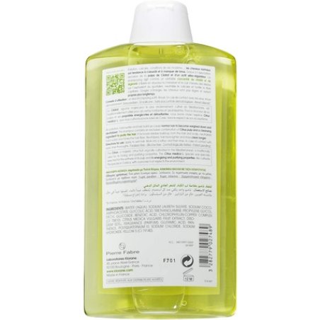 Klorane Purifying Shampoo with Citrus Pulp 400ml