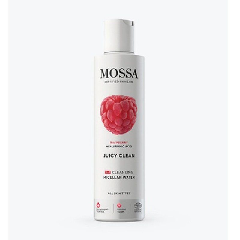 Mossa Juicy Clean Micellar Water Raspberry For All Skin Types 200ml